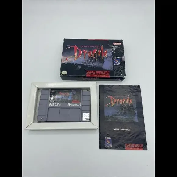 Bram Stoker's Dracula (SNES) Super Nintendo CIB 1993 Imagesoft VG - Picture 1 of 9